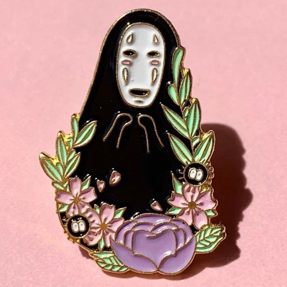No Face Spirited Away Enamel Pin